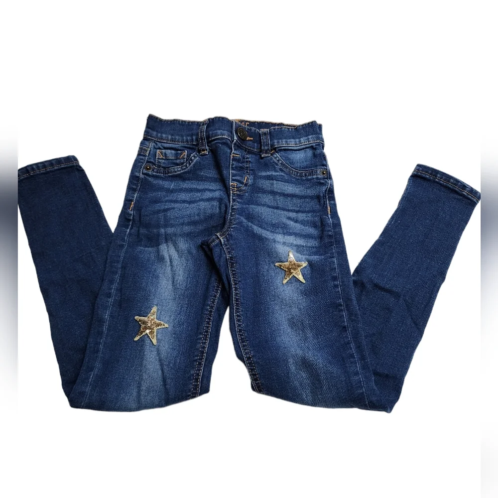 Justice Mid Rise Jeans / Jegging Kids Girls Size 10 Slim